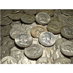 (20) Franklin Half Dollars - 90% Silver
