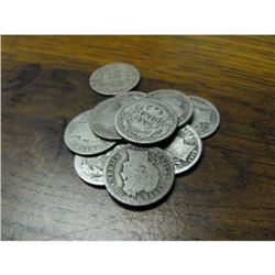 (10) Barber Dimes - AG-VG