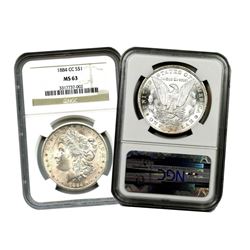 1884 CC MS 63 NGC Morgan Silver Dollar