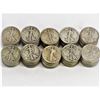 Image 1 : Lot of 100 Walking Liberty halves