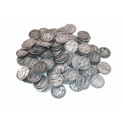 50 Mercury Dimes from Photo