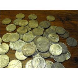 (20) Peace Silver Dollars g-xf