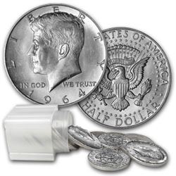 Roll of Kennedy Halves 90% $10 Face