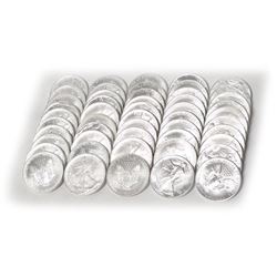 (50) Random  Date Us Silver Eagles