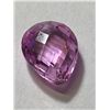 Image 2 : 11 ct. Pink Sapphire Checkerboard Pear Drop
