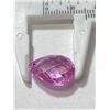 Image 4 : 11 ct. Pink Sapphire Checkerboard Pear Drop