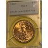 Image 1 : 1927 MS 64 OGH PCGS $20 Gold Saint Gaudens