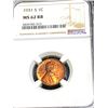 Image 1 : 1931 s MS 62 RB NGC Lincoln Wheat Cent
