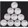 Image 1 : (10) Assorted Date Silver Eagles