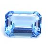 Image 1 : 7.5 ct. Natural Rectangle Cut Blue Topaz Gemstone