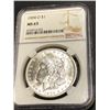 Image 1 : 1904 o MS 64 NGC Morgan Silver Dollar