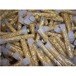 (100) Gold Leaf Flakes Vials-NON Bullion