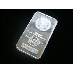 5 oz. Morgan Design Silver Bar