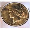 Image 1 : 1923 S AU Plus Grade Peace Silver Dollar