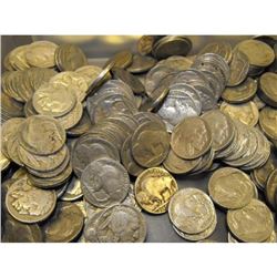 Lot of 500 Buffalo / Indian Head Nickels- RD