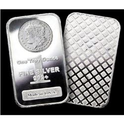 Lot of (20) Morgan Design SIlver Bars