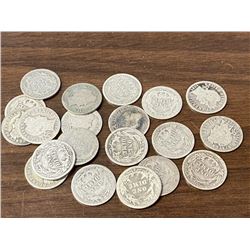 20 pcs Barber Dimes - Mixed Dates