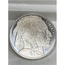 1 oz Buffalo Design Silver Round