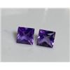 Image 1 : 2 tcw. Natural Amethyst Gemstone Pair