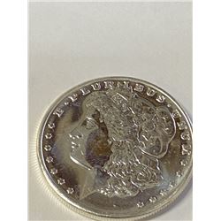 1 oz. Morgan Design Silver Round