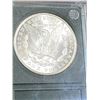 Image 2 : 1887 BU Grade Slabbed Morgan Dollar