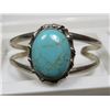 Image 1 : Sterling Silver Bracelet with Turquoise