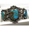 Image 1 : Heavy Navajo Turquoise Bracelet