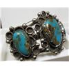 Image 2 : Heavy Navajo Turquoise Bracelet