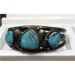 Turquoise and Sterling Silver Bracelet