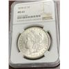 Image 1 : 1878 Carson City MS 62 NGC Morgan Silver Dollar