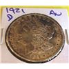 Image 1 : 1921 D AU Grade Morgan Dollar