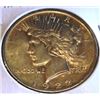 Image 1 : 1922 AU Grade Peace Silver Dollar
