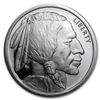 Image 2 : (10) 1 oz. Silver Buffalo Design Rounds-.999 Pure