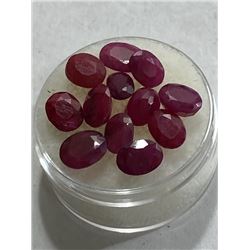 11.5 tcw. Red Ruby Gemstone Parcel