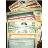 Image 1 : 50 pcs. Random Type Collectible Stock Certificates