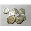 Image 1 : 10 pcs Franklin Half Dollars 90% Silver