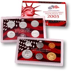 2005 Silver Proof Set OMB