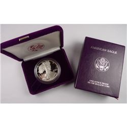 1986 US Silver Eagle Proof in Mint Box