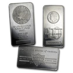 (1) Assorted Random Maker 10 ounce Silver Bar