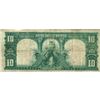 Image 2 : Series 1901 RARE Bison Currency $ 10 G-VG