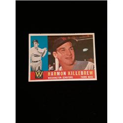 1960 Topps Harmon Killebrew No Creases