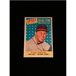1959 Topps Stan Musial No Creases