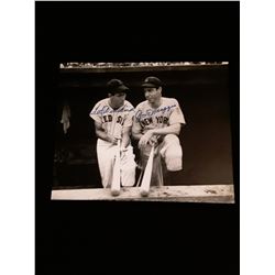 Joe Dimaggio Ted Williams Autograph 8x10 Photo W/COA