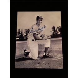 Sandy Koufax  Autograph 8x10 Photo W/COA