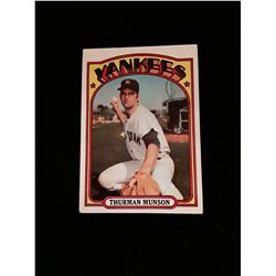 1972 Topps Thurman Munson  No Creases