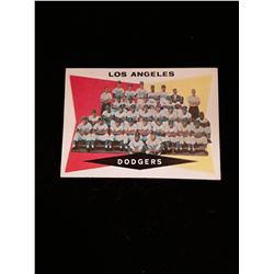 1960 Topps Los Angeles Dodgers Team Card