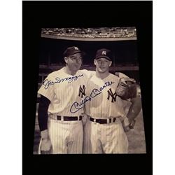 Mickey Mantle Joe Dimaggio Autograph 8x10 Photo W/COA