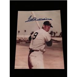 Ted Williams Autograph 8x10 Photo W/COA