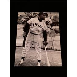 Willie Mays Autograph 8x10 Photo W/COA