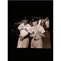 Mickey Mantle Ted Williams Autograph 8x10 Photo W/COA